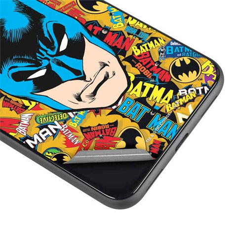 DC Comics Batman Mask Vintage Pattern Google Pixel 4 XL Skin